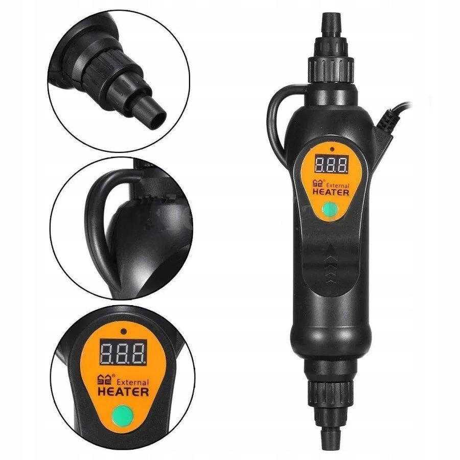 Vnější Průtokový Ohřívač EH-300W 20-35C Na Hadici 12 mm 16 mm 20 mm