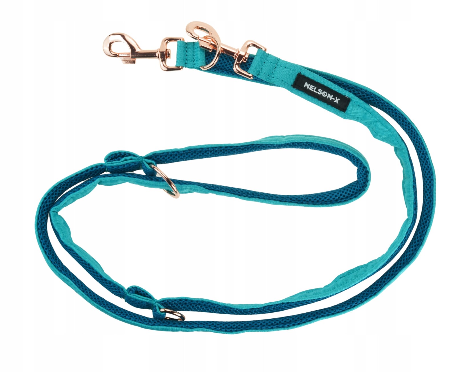 Vodítko Nelson-x Goldie Adapted 3 m 2,5 cm zesílená karabina