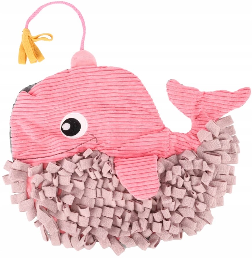 Čichová podložka pro štěně Velryba Flamingo Puppy Whale 38 cm