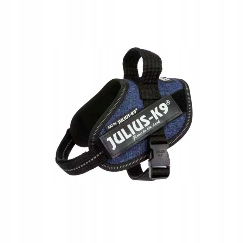 Postroj Julius-K9, Mini-Mini/S: 40–53 cm/22 mm, jeans