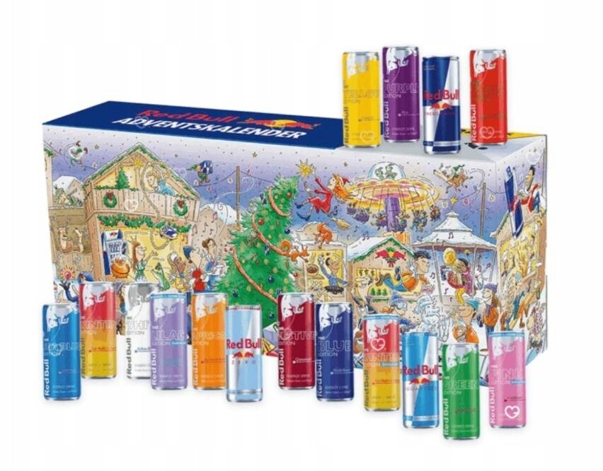 Red Bull Adventní Kalendář 2025 24 Plechovky Německo