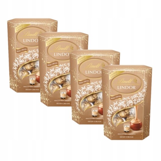 Lindt Lindor Pralinky z mléčné čokolády s náplní Irish Cream 200 g x4