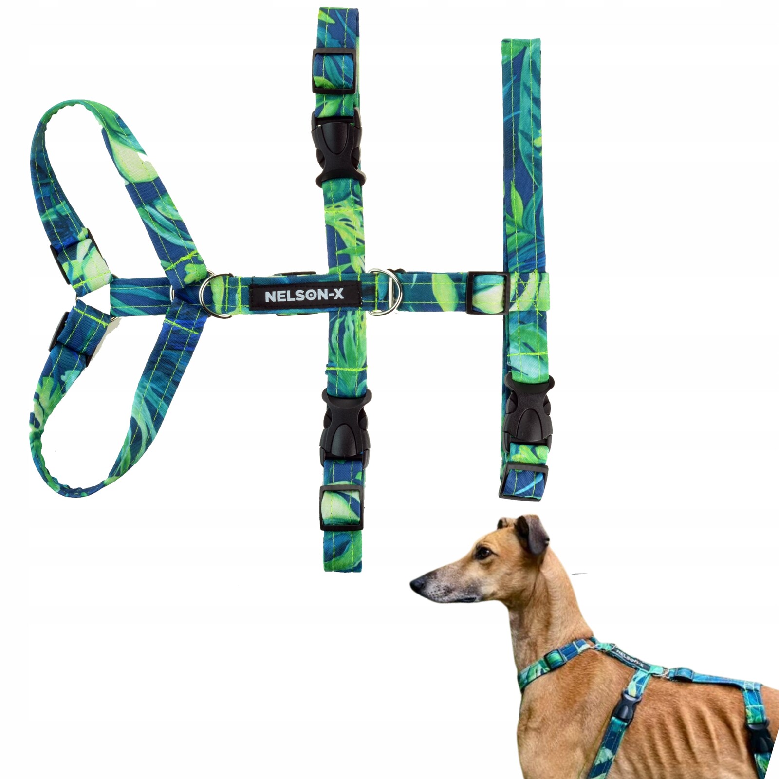 Ochranné Postroje Pro Psa Proti Úniku S 3 Přezkami Nelson-x Wiki Velikost XXL