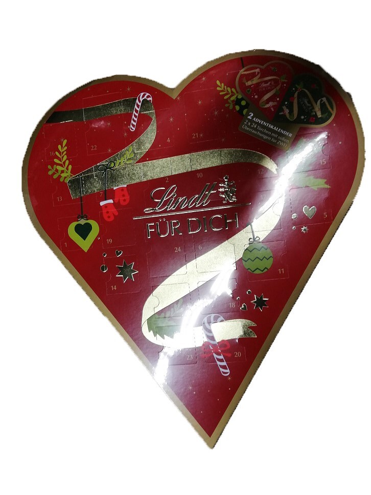 Adventní Kalendář Lindt Srdce Fur Dich Srdce Lindt pro vás na rok 2025