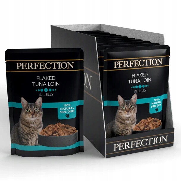 Perfection Tuňáková svíčková v želé 70 g mokré krmivo pro kočky