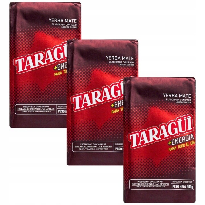 Sada Yerba Mate Taragui Energia 3x500 g 1,5 kg (Las Marias)