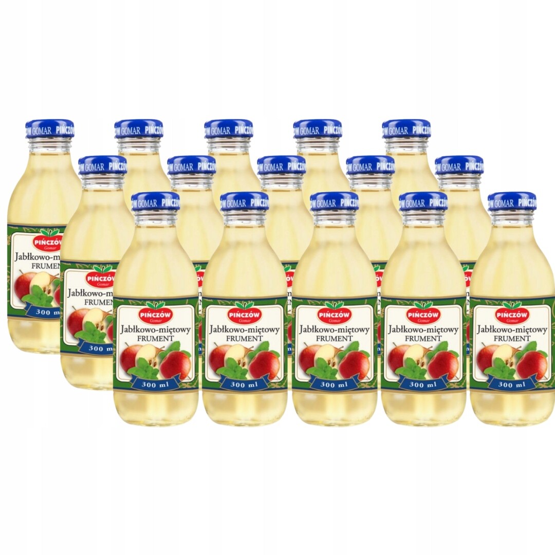 Pińów Nápoj jablečno-mátový frument 300 ml x 15 kusů