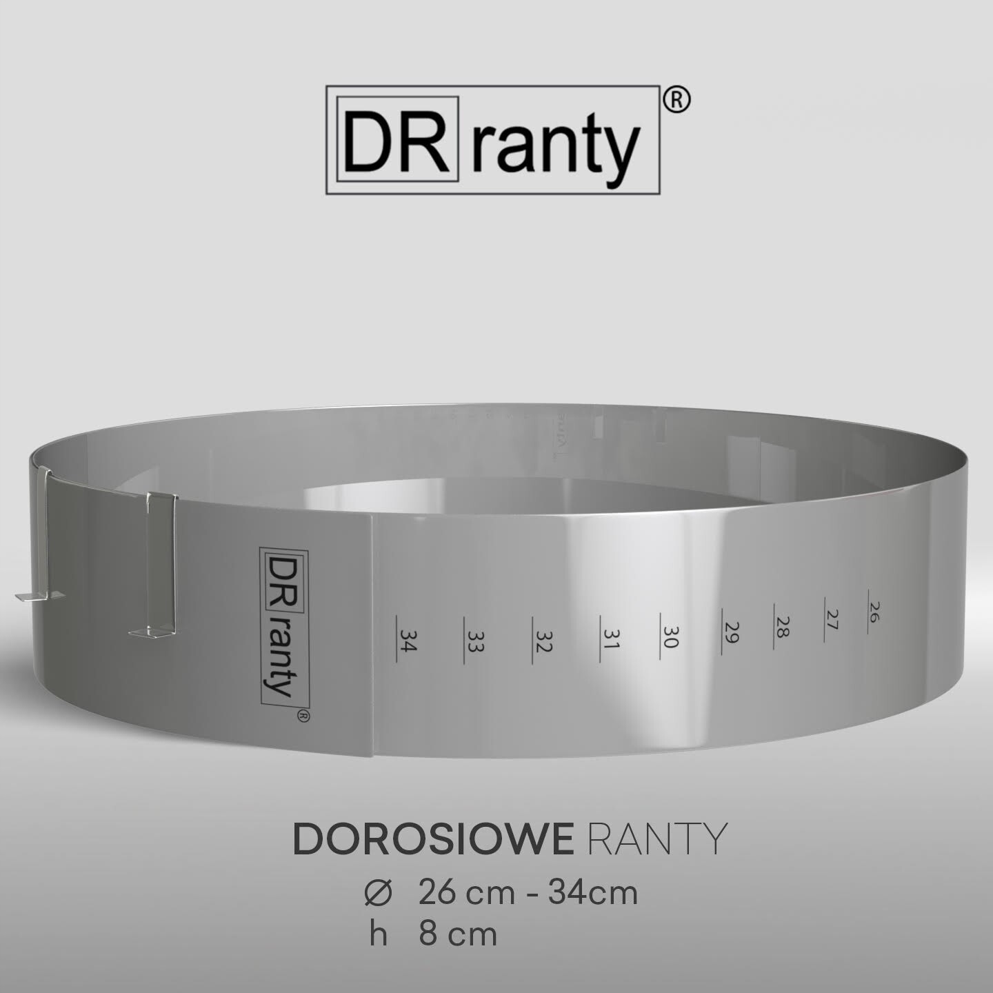 Forma Rd Nízký 26 – 34 cm Výška 8 cm