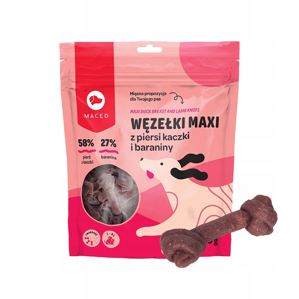 Maced Sm Maxi Uzlíky Z Kachních Prsou A Skopového Masa 12,5 cm 500 g