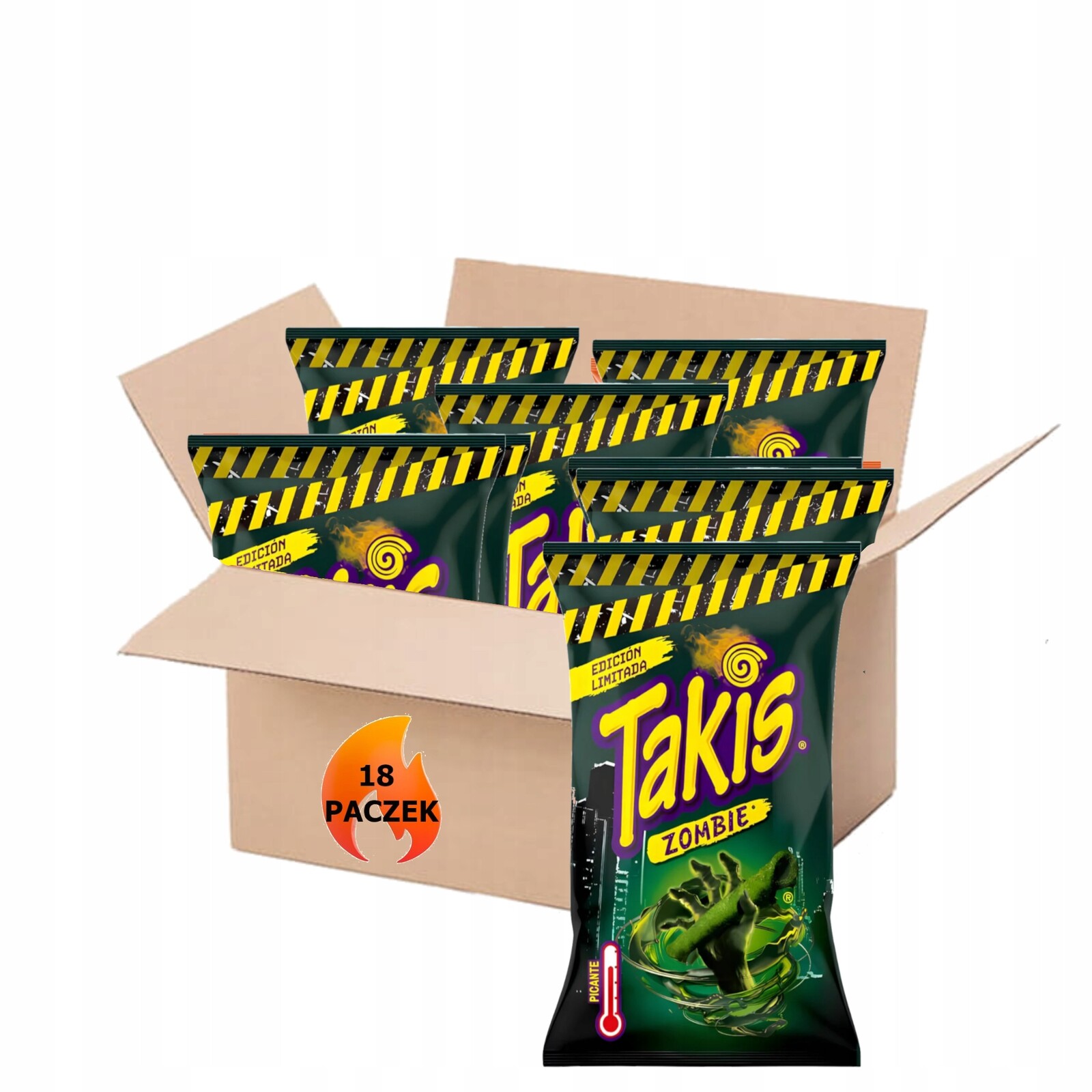 18x Takis Zombie Tortilla kukuřičné Chipsy 100g