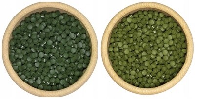 Spirulina Chlorella Set 2x250 G 2000 Tablet přírodní detox Bakamo