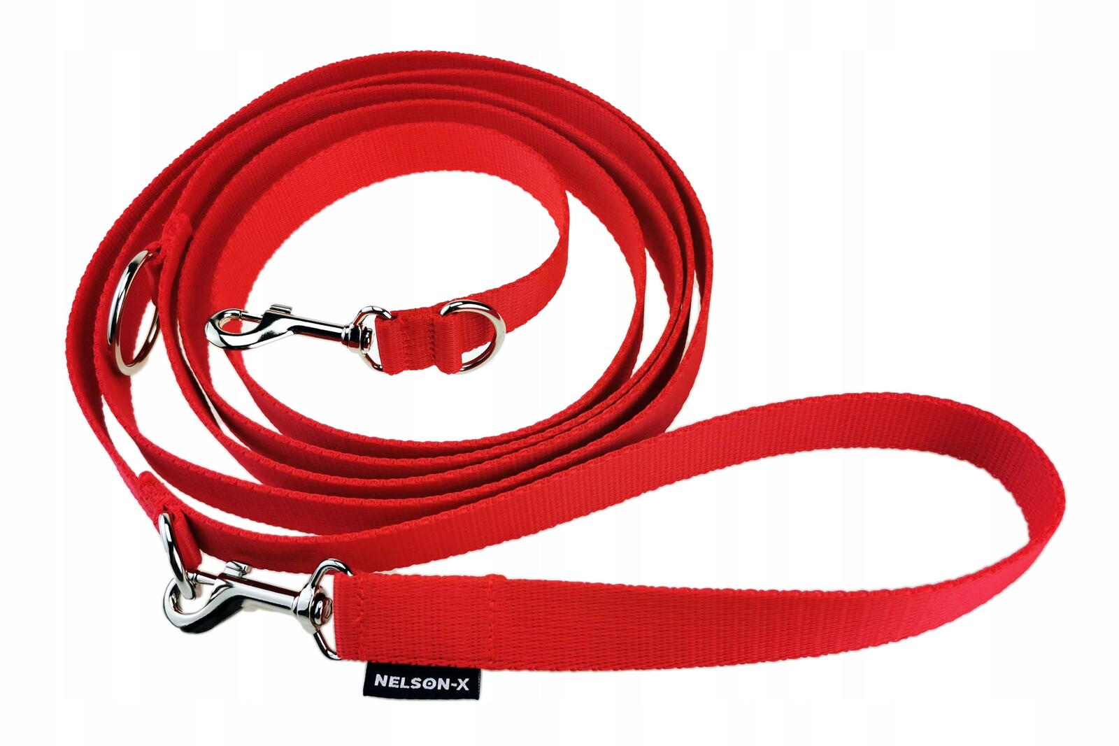 Vodítko Přepínací Pro Psa Nelson-x 2,5 M/2,5 CM Standardní Karabina Pols