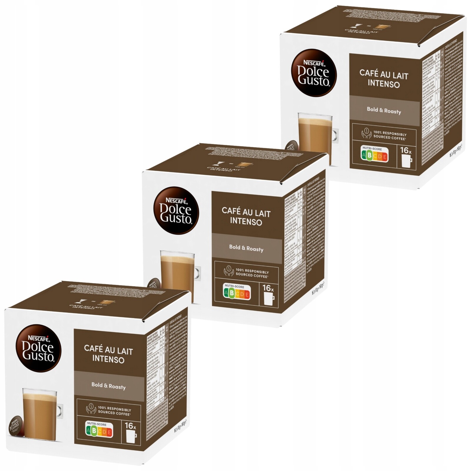 Set kapslí Nescafe Dolce Gusto Café au Lait Intenso 3x16 kusů