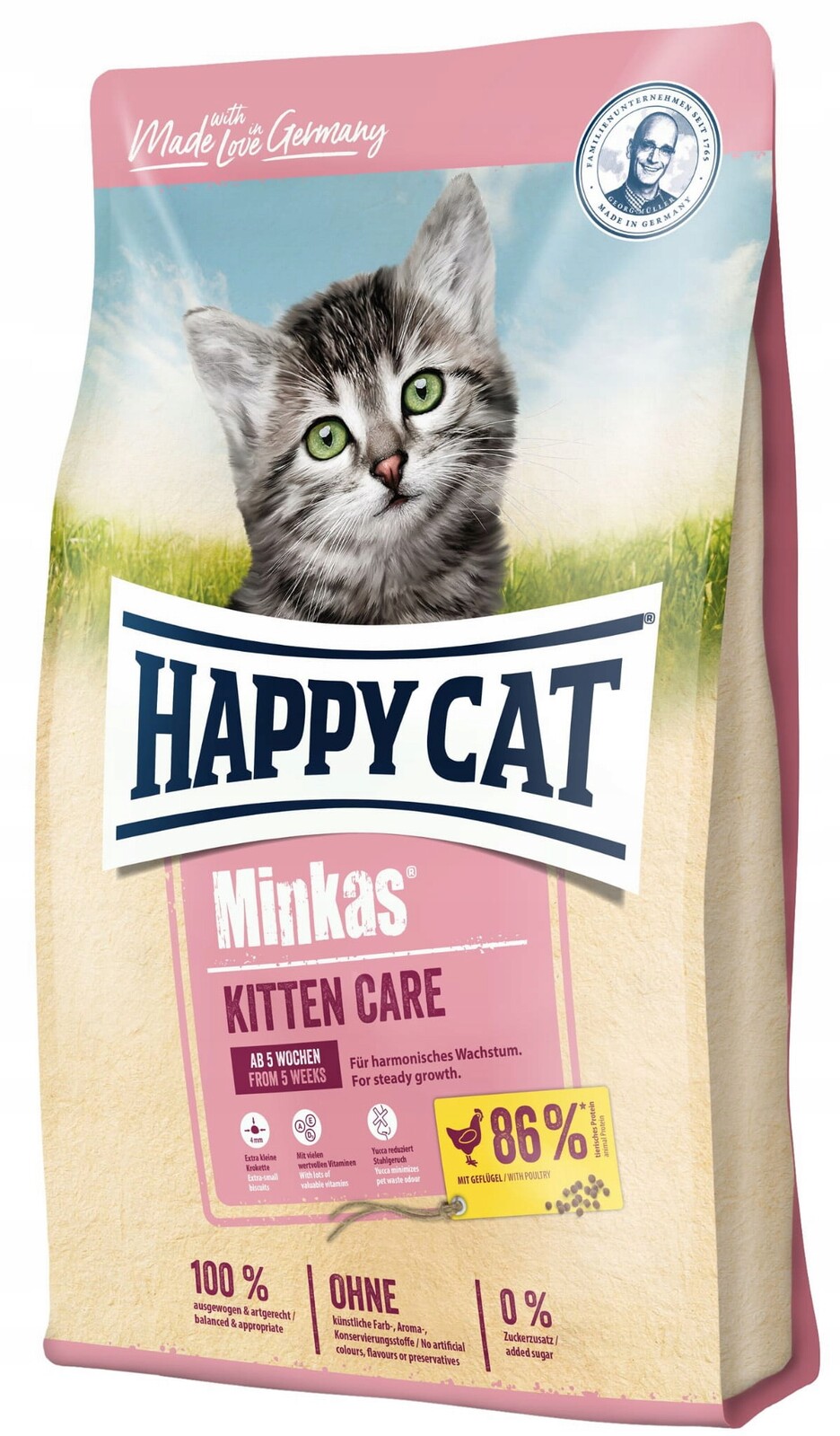 Minkas Kitten Care Drůbež 10 kg
