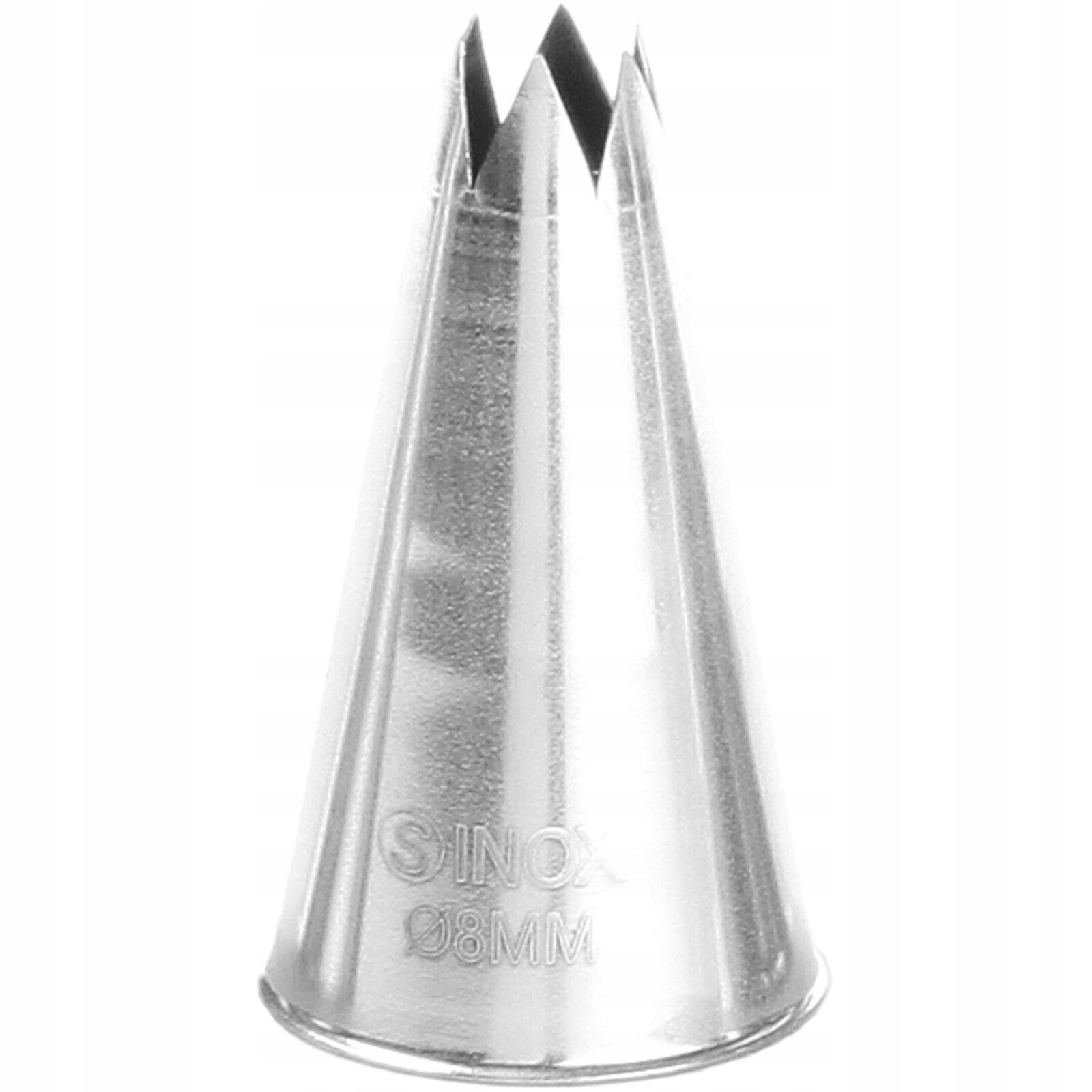 Hvězdicový hrot na návleky na cukrářské sáčky, ocel, průměr 8mm Hendi 551