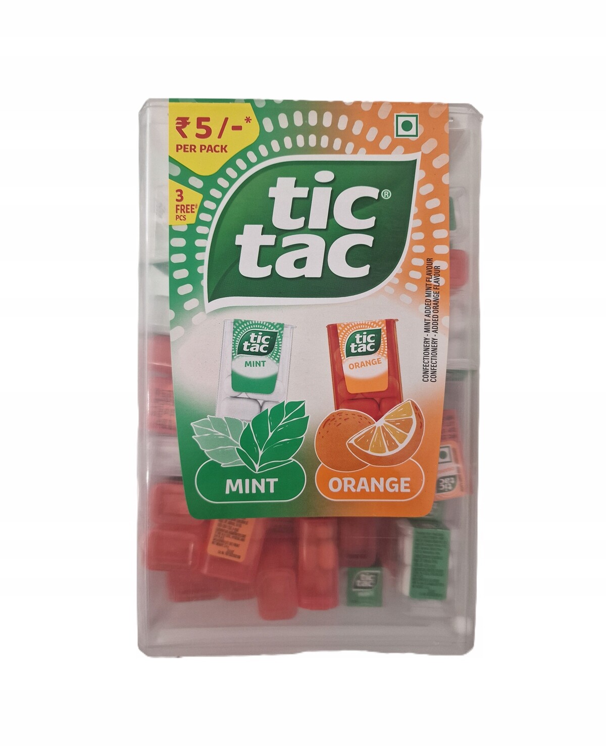Tic Tac MIX Pomeranč/máta 255g (40x4,25g)