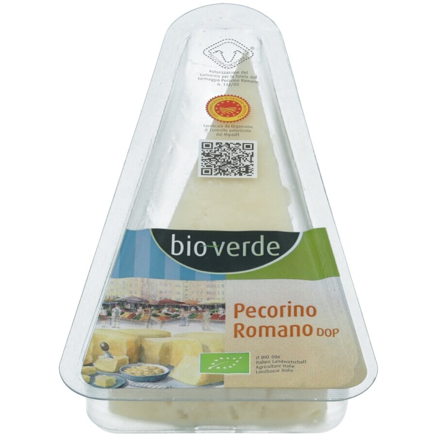 Sýr Pecorino Romano Bio 125 g Bio-verde