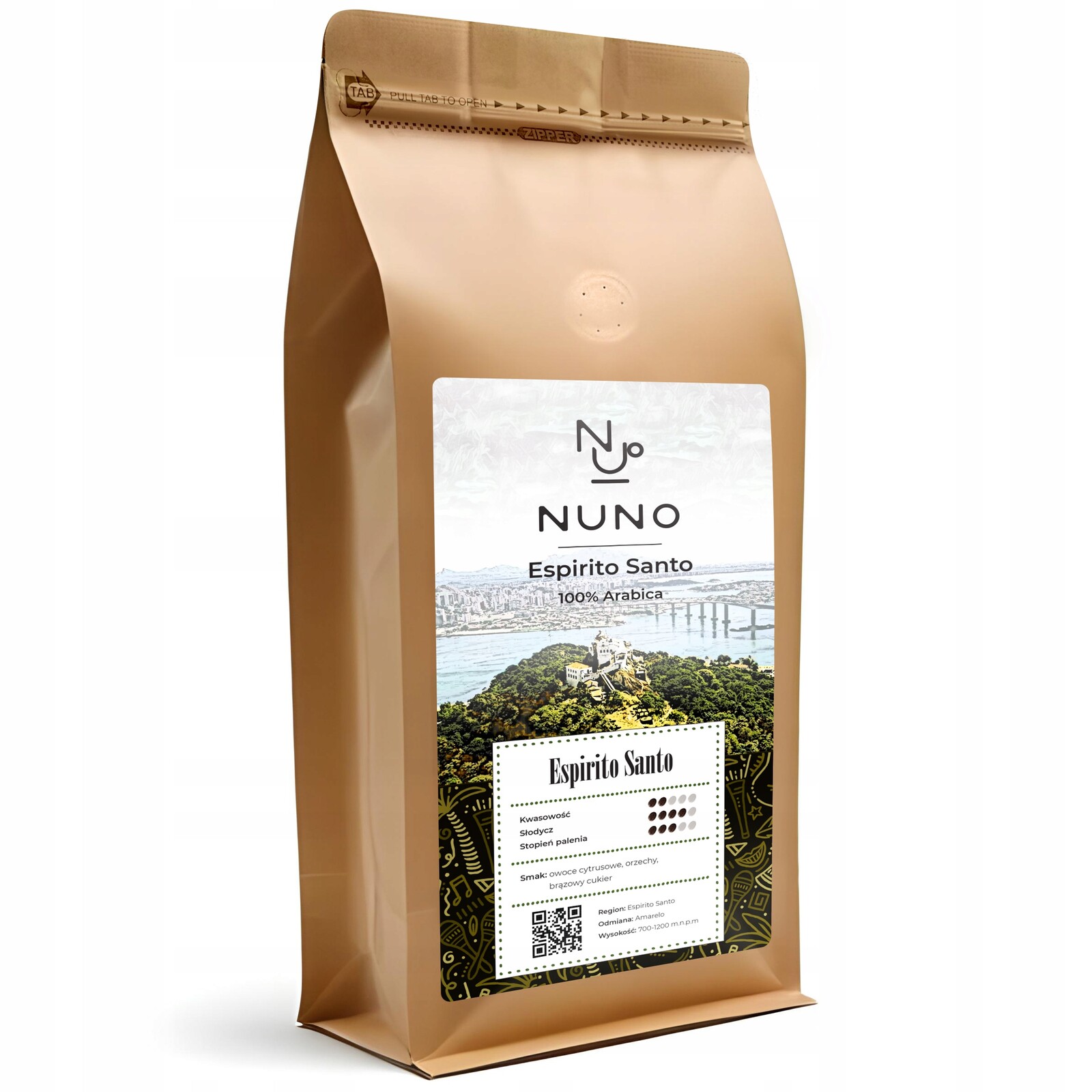 Kávová Káva Nuno Brazil Espirito Santo 100% Arabica