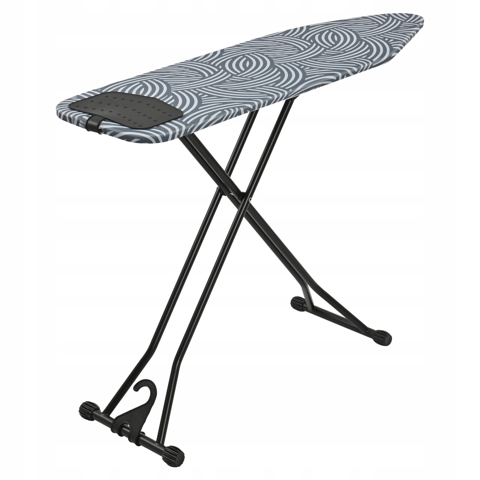 Velké Žehlicí Prkno 122X38 Skládací Se Stojanem Na Žehlek Odolné Hák Módní