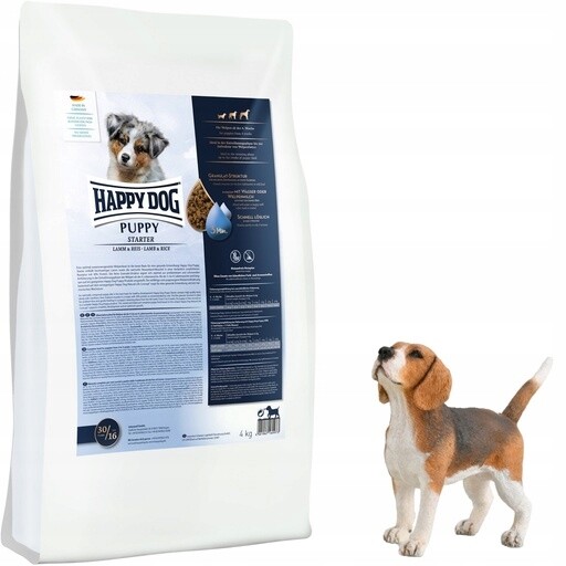 Puppy Starter, krmivo pro štěňata, od 4. týdne, jehněčí/rýže 4 kg