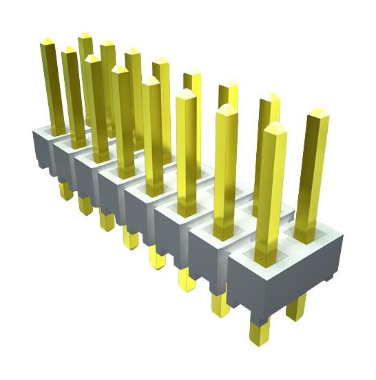 Samtec Htsw-106-07-G-S . Conn, Header, 6Pos, 1Row, 2.54Mm