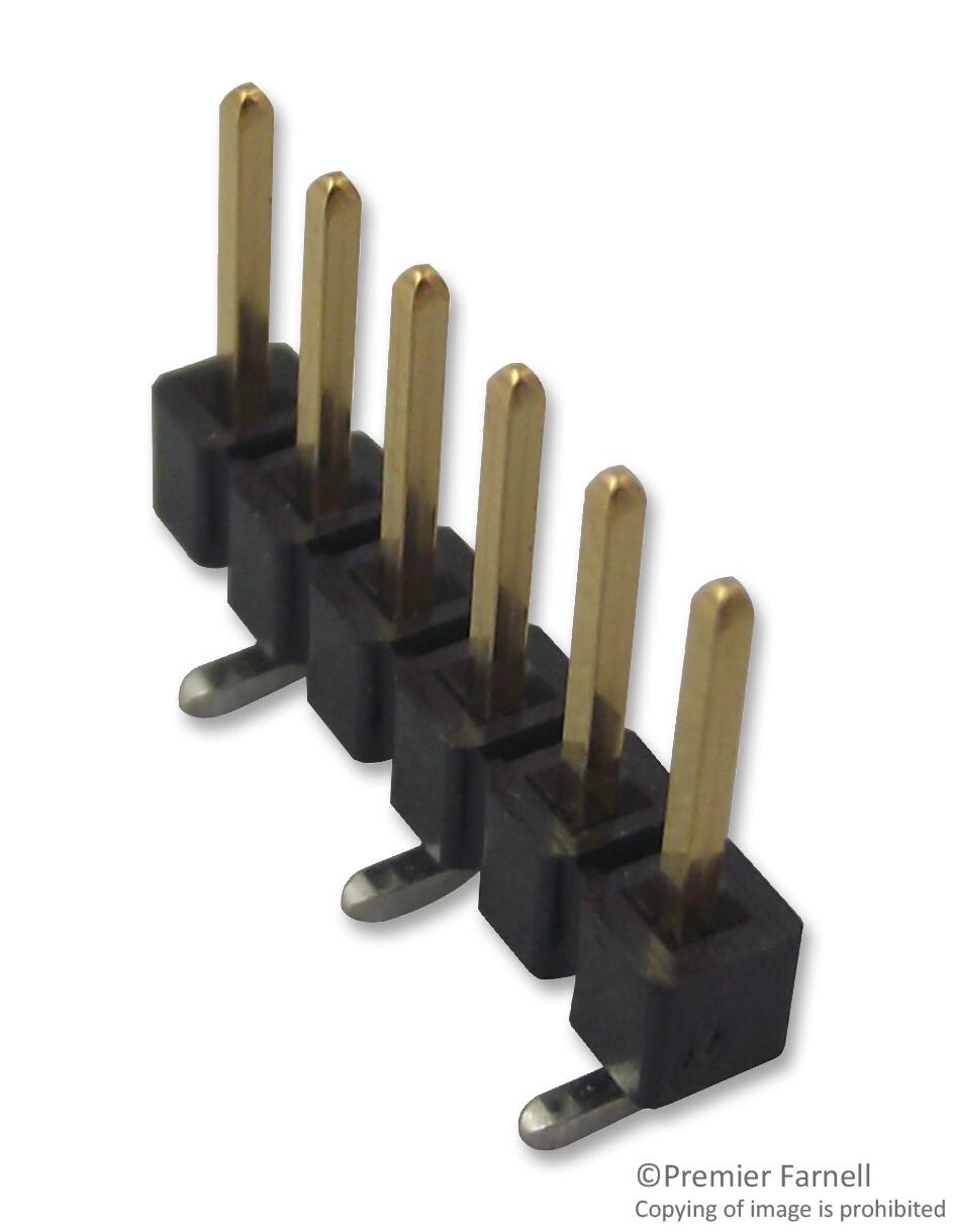 Samtec Tsm-104-01-L-Sv-P-Tr Conn, Header, 4Pos, 1Row, 2.54Mm