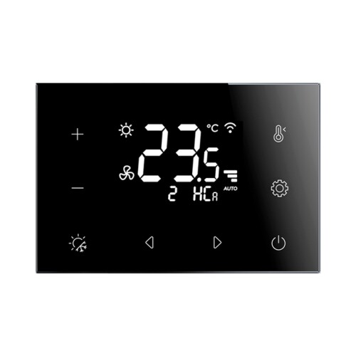 WiFi skleněný zónový termostat INELS Elko EP RFTC-7/B 9416 černý