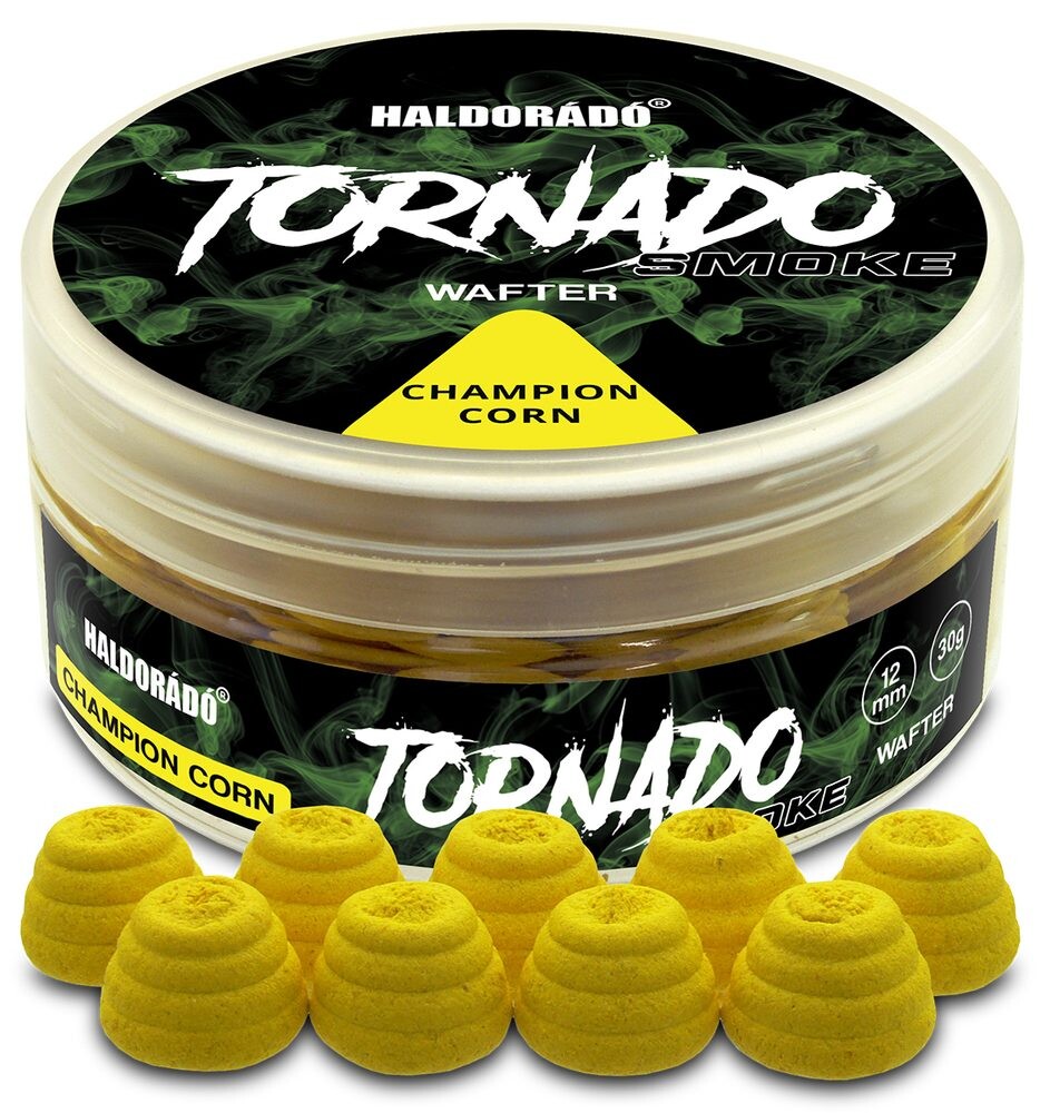 Haldorádó Wafters Tornado Smoke 12mm 30g - Champion Corn