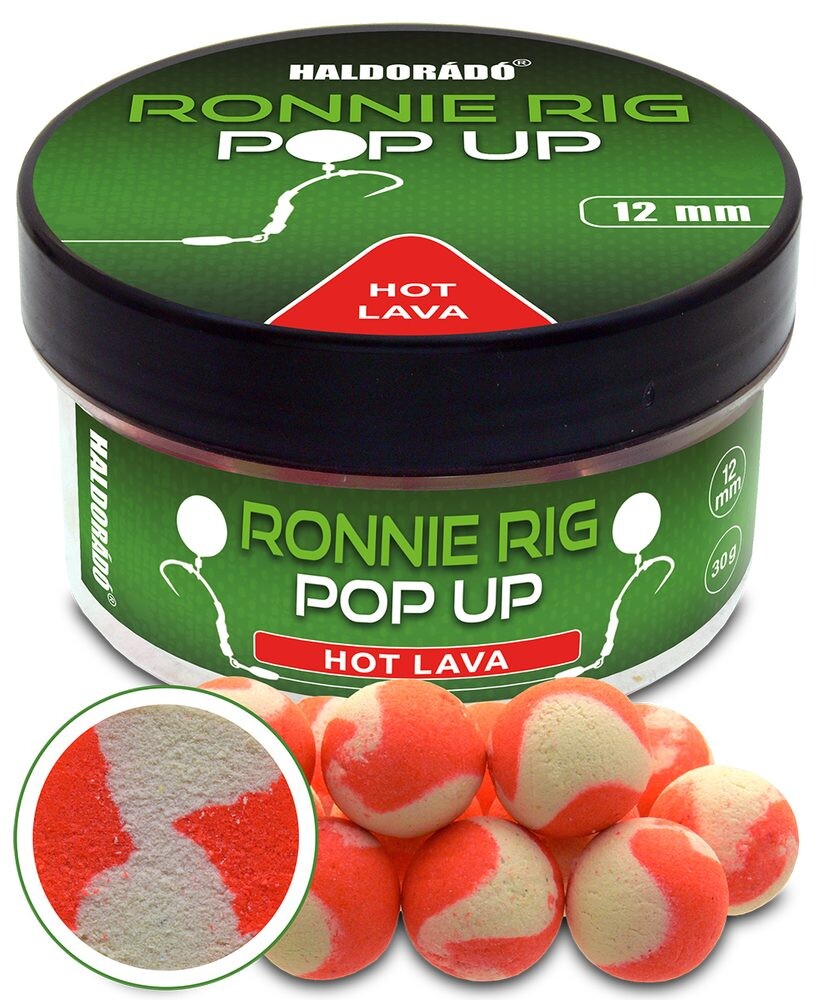 Haldorádó Pop-Up Ronnie Rig 12mm 30g - Hot Lava