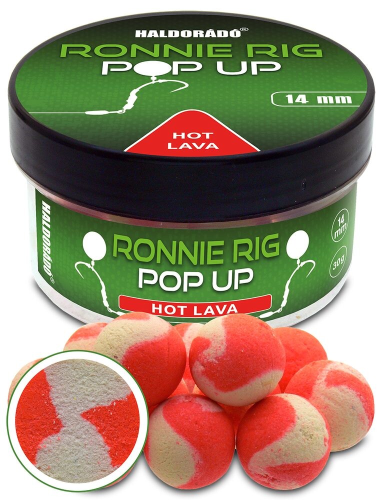 Haldorádó Pop-Up Ronnie Rig 14mm 30g - Hot Lava