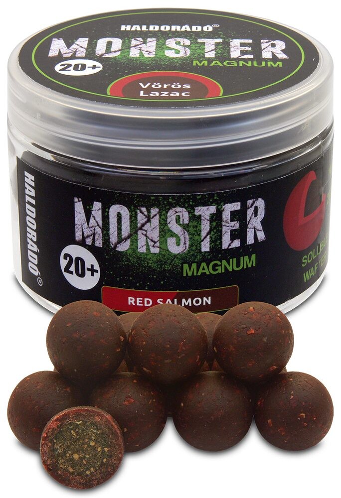 Haldorádó Pop-Up Boilies Monster Magnum 20mm 80g - Červený losos