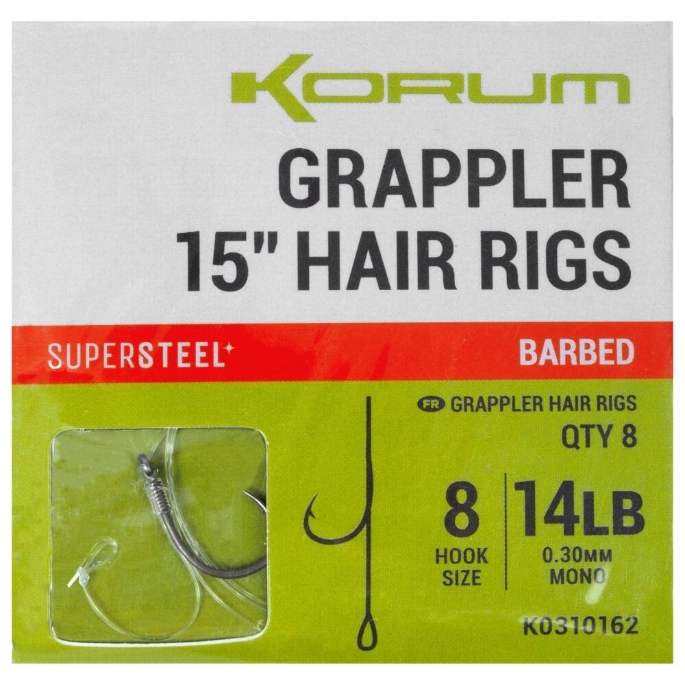 Korum Hotové návazce Grappler Hair Rigs 15