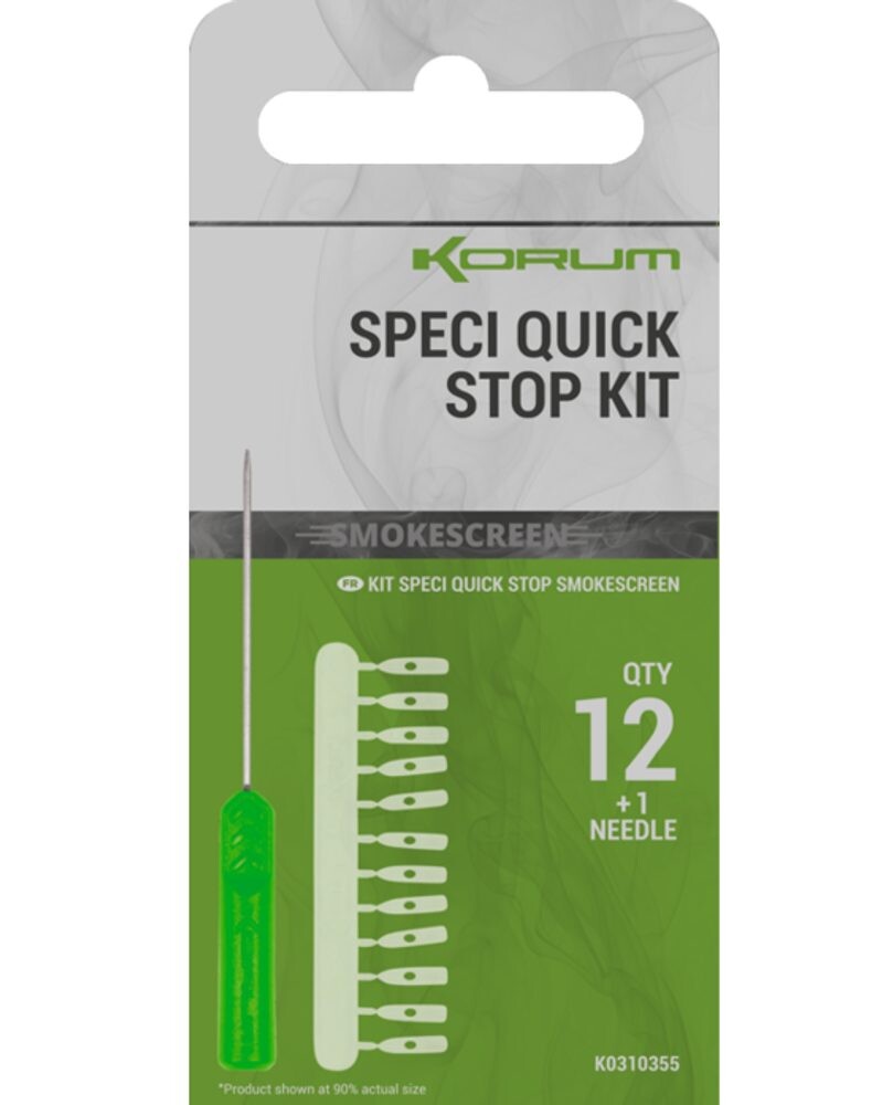 Korum Zarážky Smokescreen Speci Quick Stop Kit 12ks