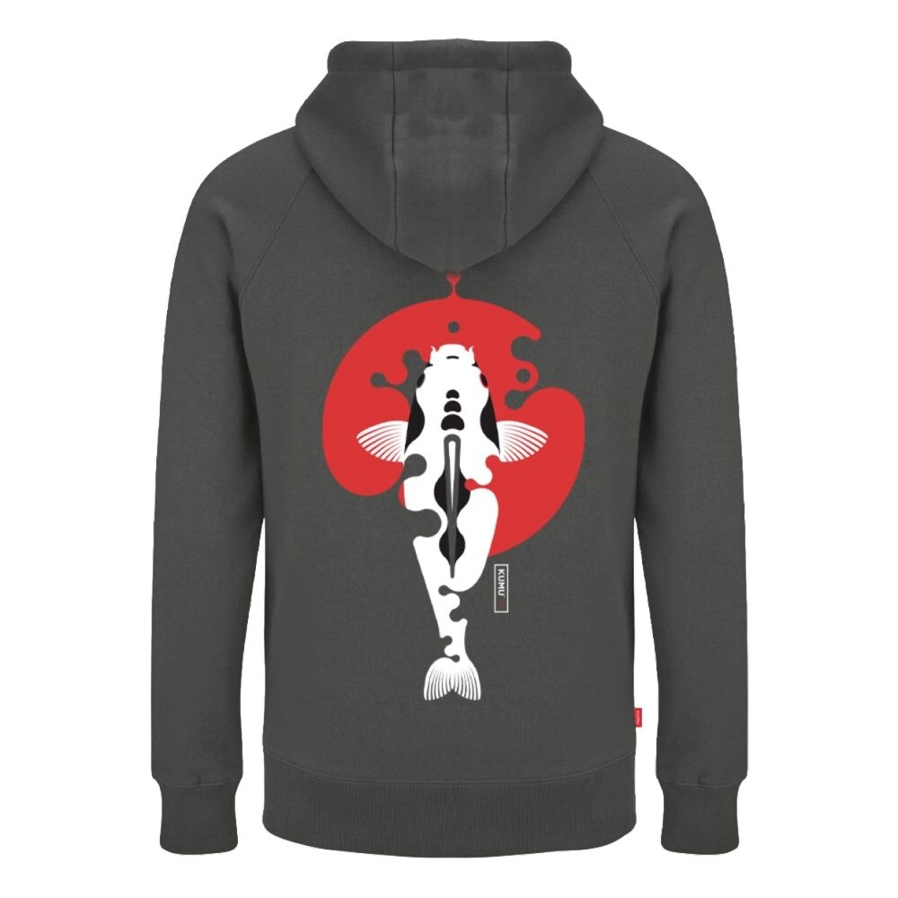 KUMU Mikina Rising Sun šedá - 3XL