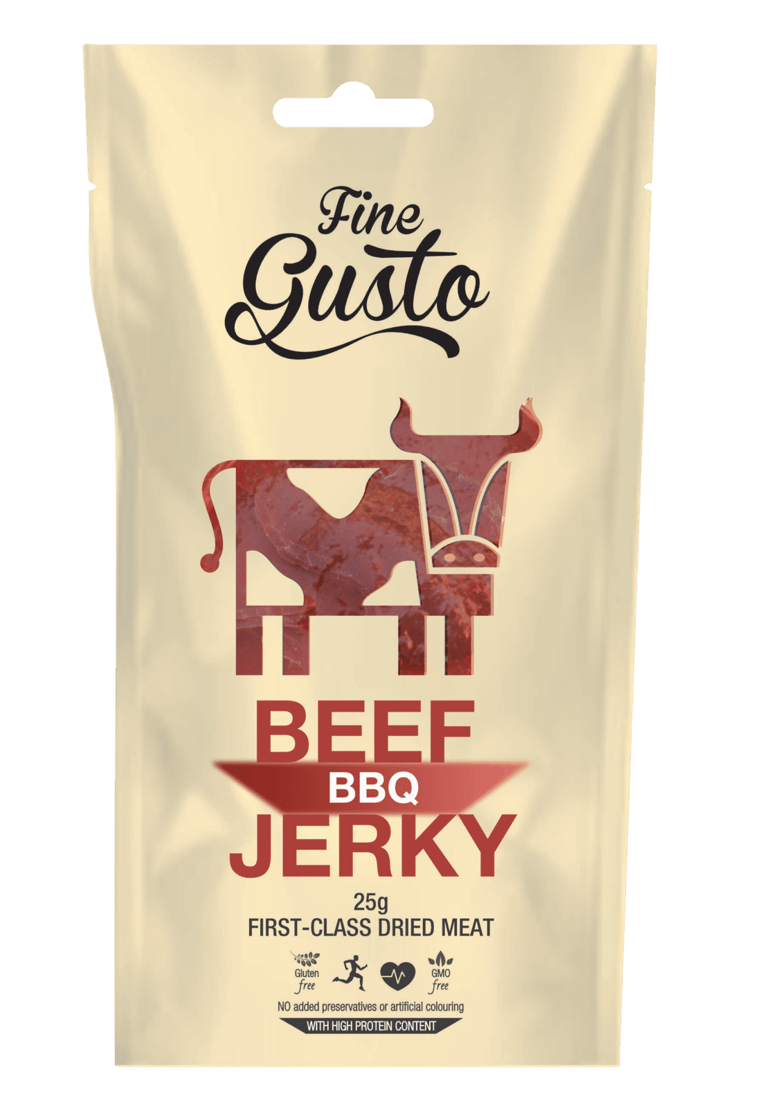 FINE GUSTO Hovězí Jerky BBQ 25 g