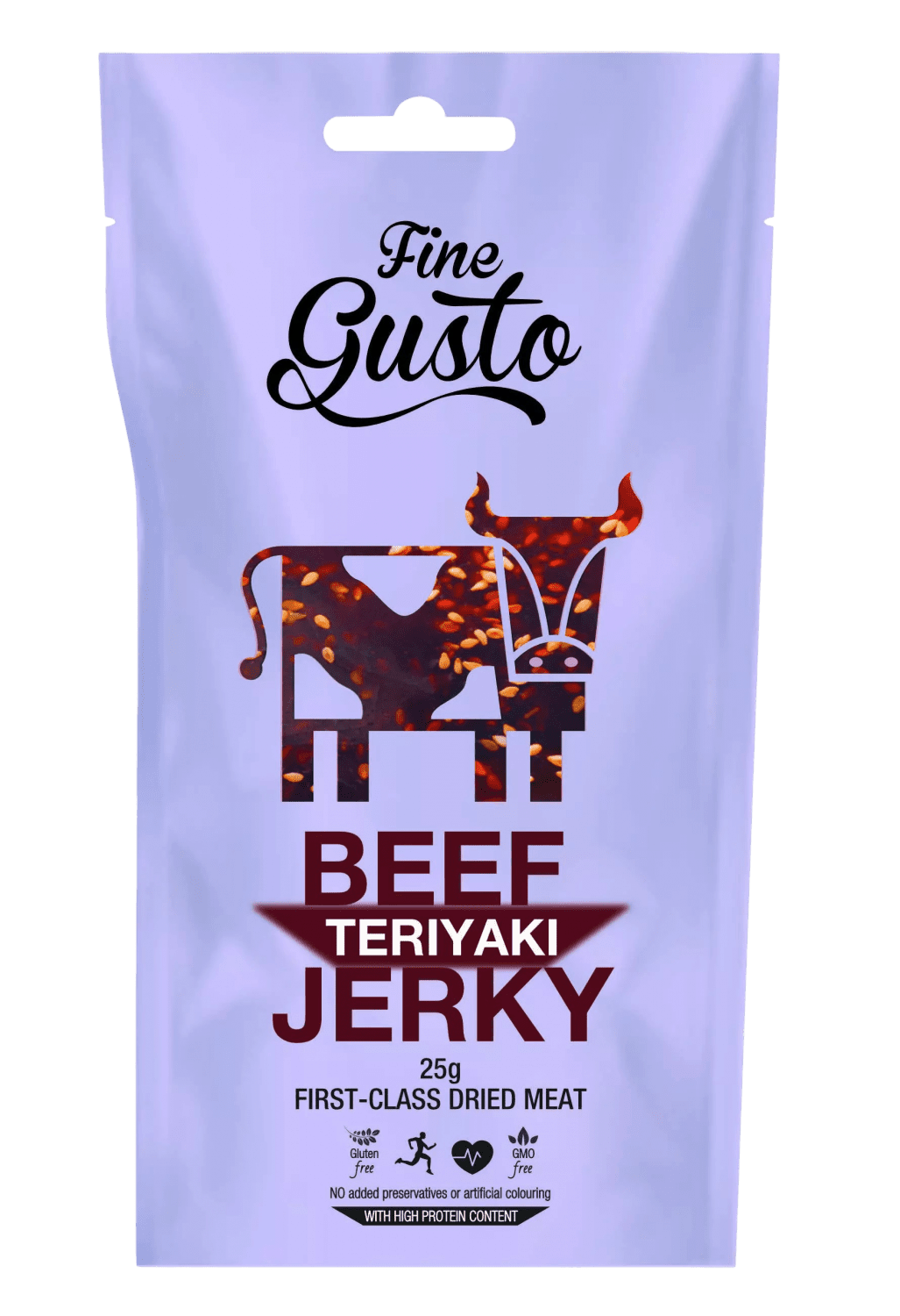 FINE GUSTO Hovězí Jerky Teriyaki 25 g