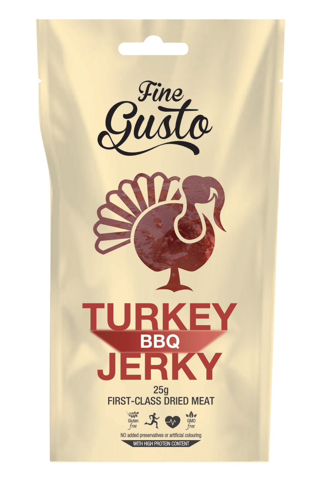 FINE GUSTO Krůtí Jerky BBQ 25 g