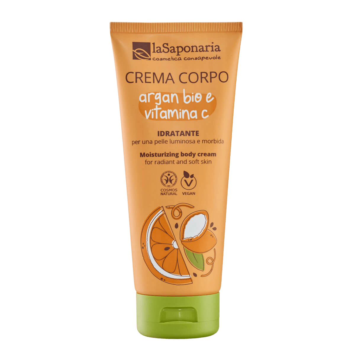 LASAPONARIA Hydratační tělový krém s BIO arganem a vit. C 200 ml