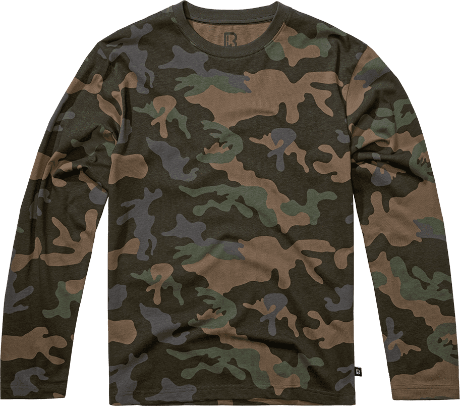 BRANDIT Premium Longsleeve Shirt Darkcamo Velikost: S