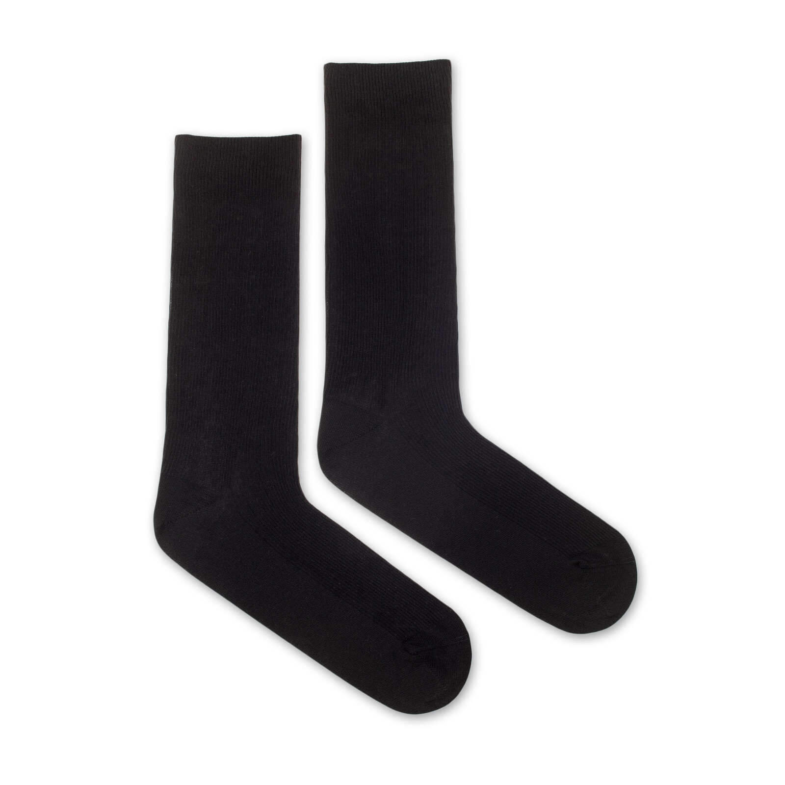 Ponožky Žebro tenké černé