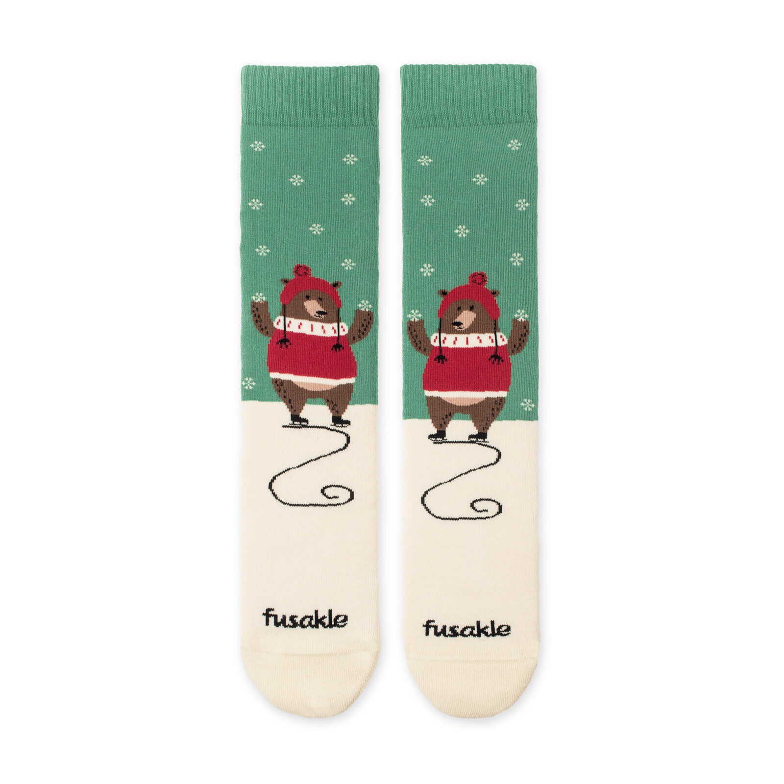 Ponožky Froté Medvídek bruslař