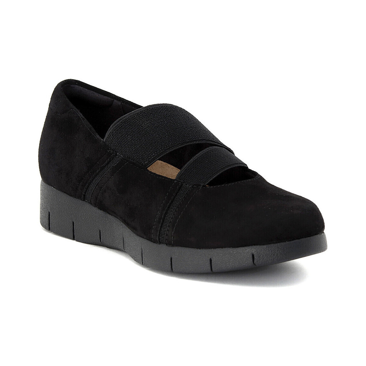 Clarks  BALLERINA ELASTICI CAMOSCIO NERO  ruznobarevne