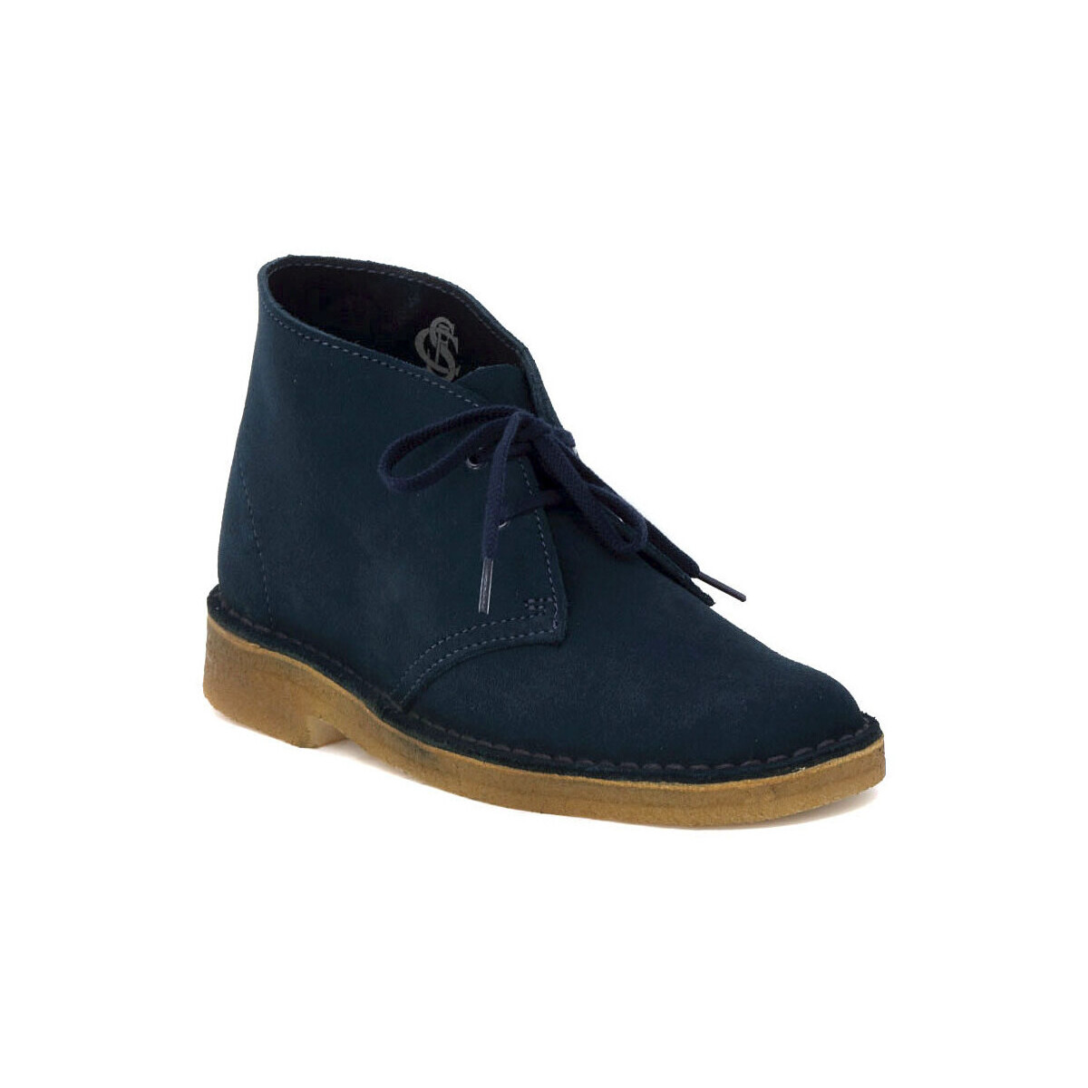 Clarks  DESERT BOOT W  MIDNIGHT  Modrá