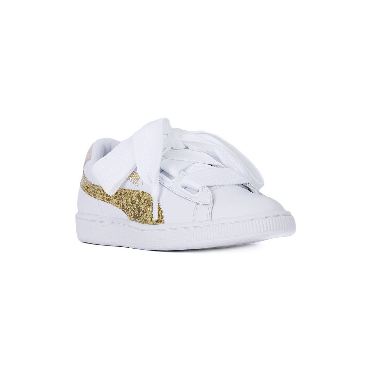 Puma  BASKET HEART GLITTER  Bílá