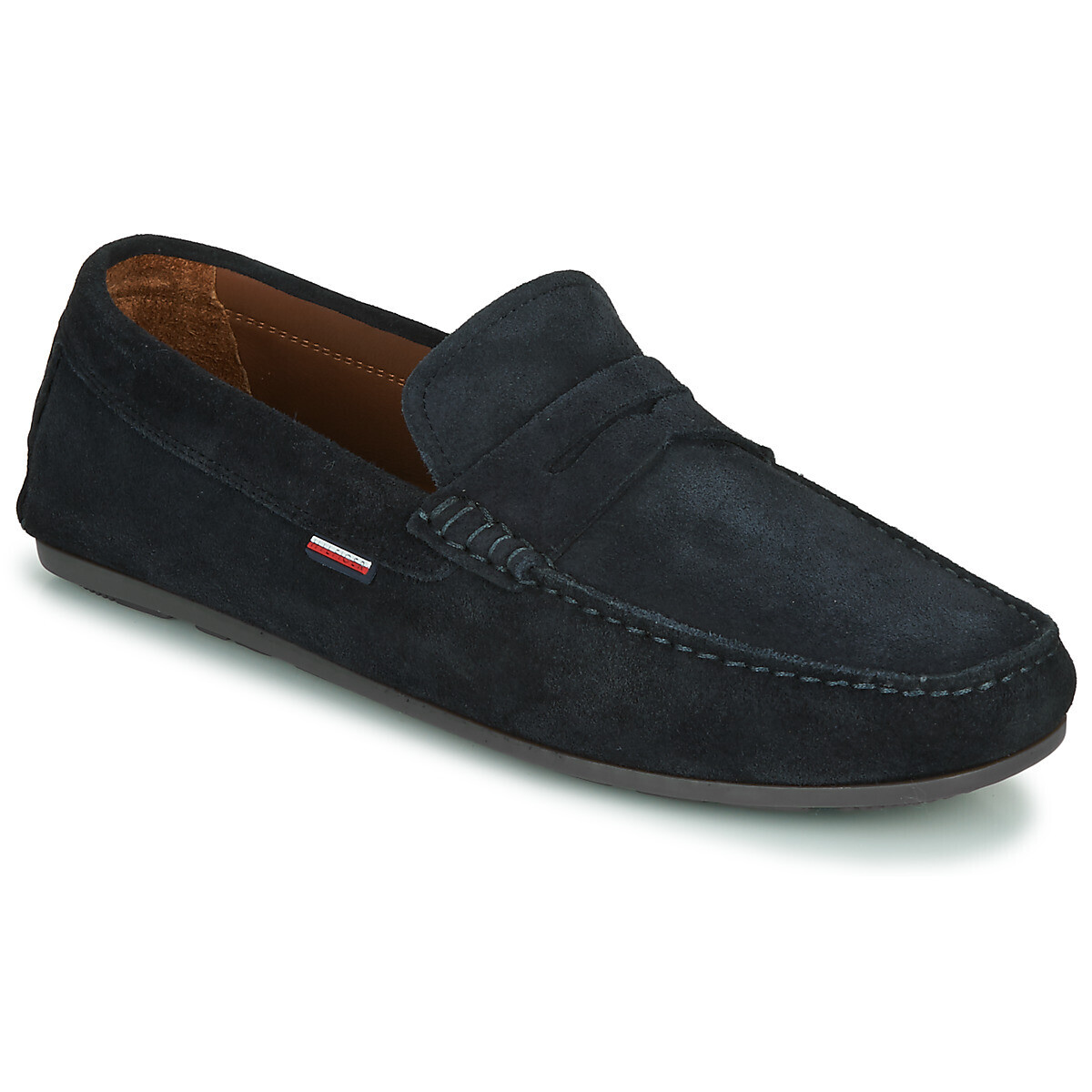 Tommy Hilfiger  CLASSIC SUEDE PENNY LOAFER  Modrá