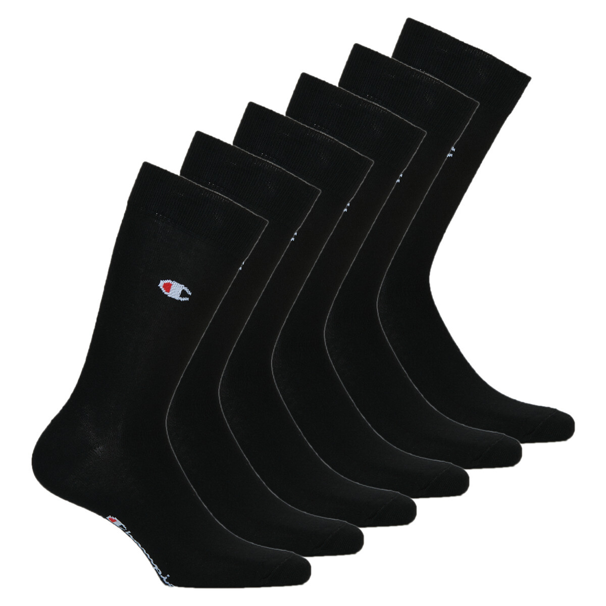 Champion  CITY CREW SOCKS PACK  X6  Černá