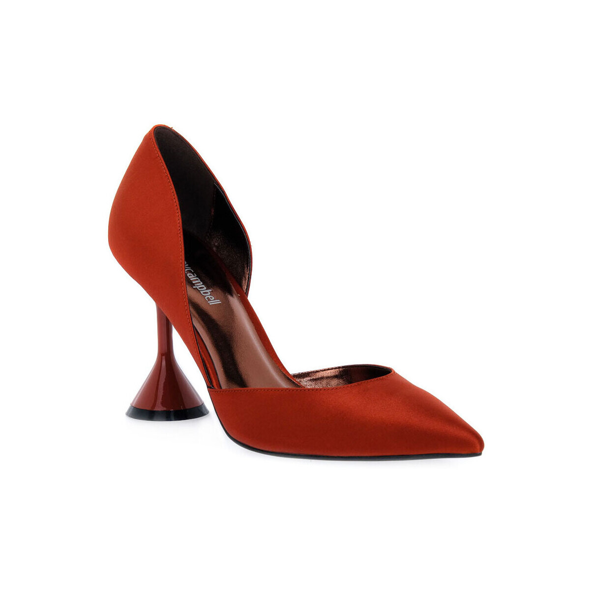 Jeffrey Campbell  RUS BYZANTINE RUST SATIN  Hnědá