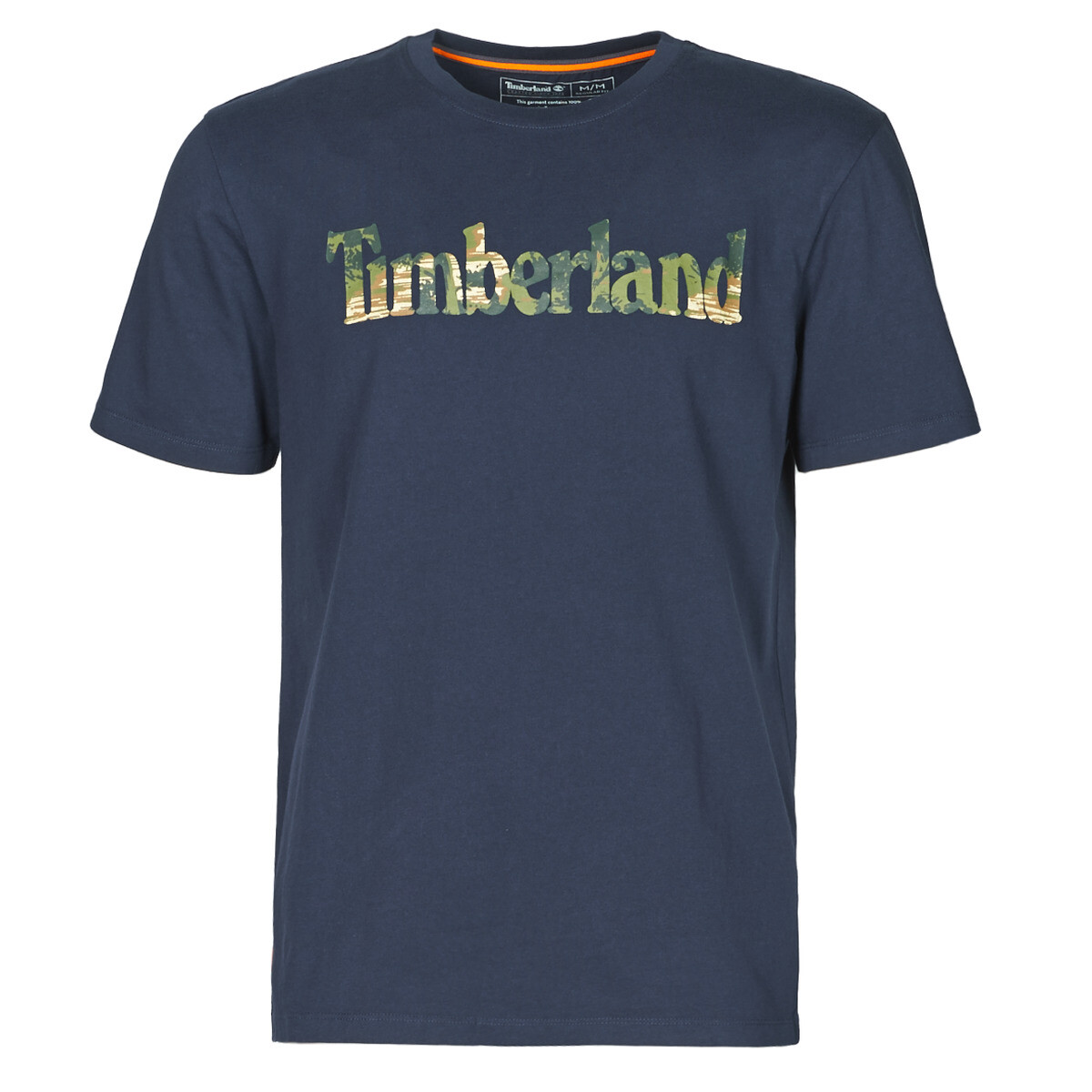 Timberland  SS KENNEBEC RIVER SEASONAL PATTERN LINEAR LOGO TEE  Modrá