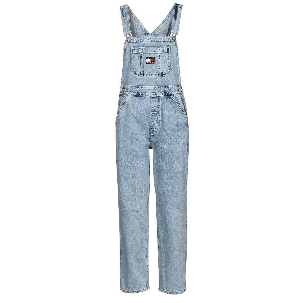 Tommy Jeans  DENIM DUNGAREE TJLLBC  Modrá