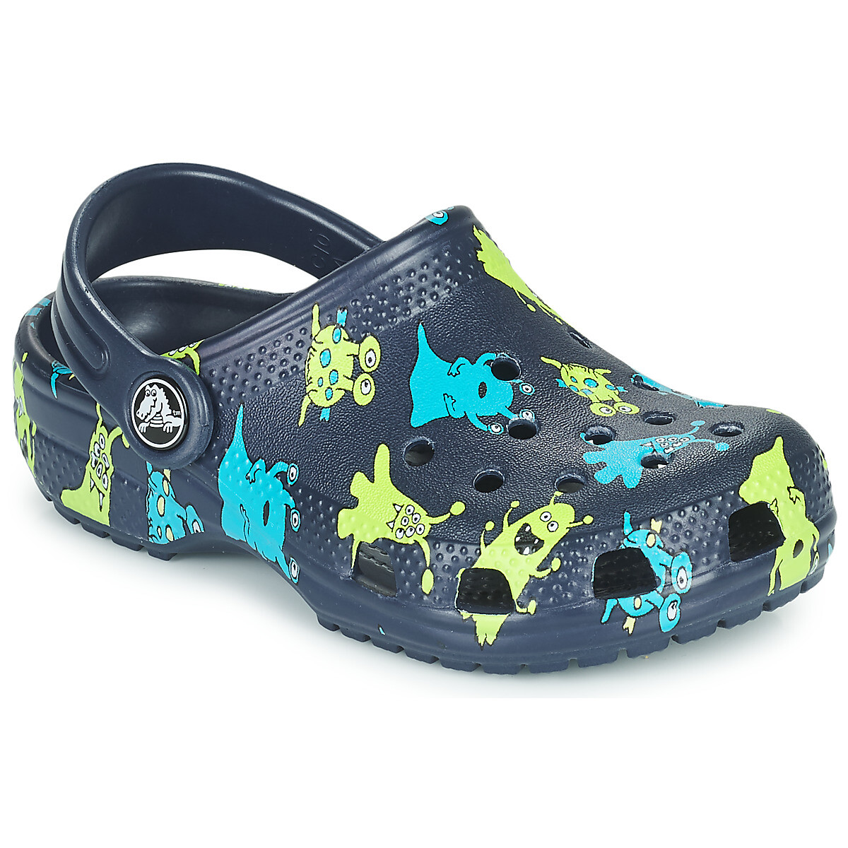 Crocs  CLASSIC MONSTER PRINT CLOG T  Modrá